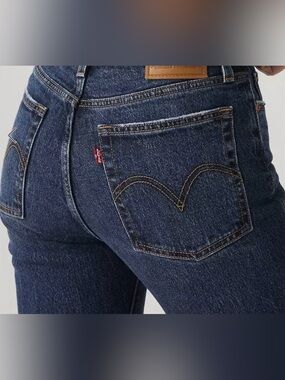 Levi's Wedgie Dark Blue Denim